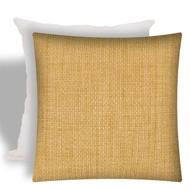 Joita Remi Housse de Coussin Intérieure/extérieure avec Insert - Tissu Doré