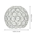 thumbnail image 4 of STARTIST Ceiling Light Shade Replacement Cover Wall Lamp Chandelier Crystal Lampshade Argent, 4 of 8