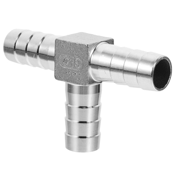 Hose Barb Fitting Tee Air Hose Connector 304 Stainless Steel T Shaped Splitter