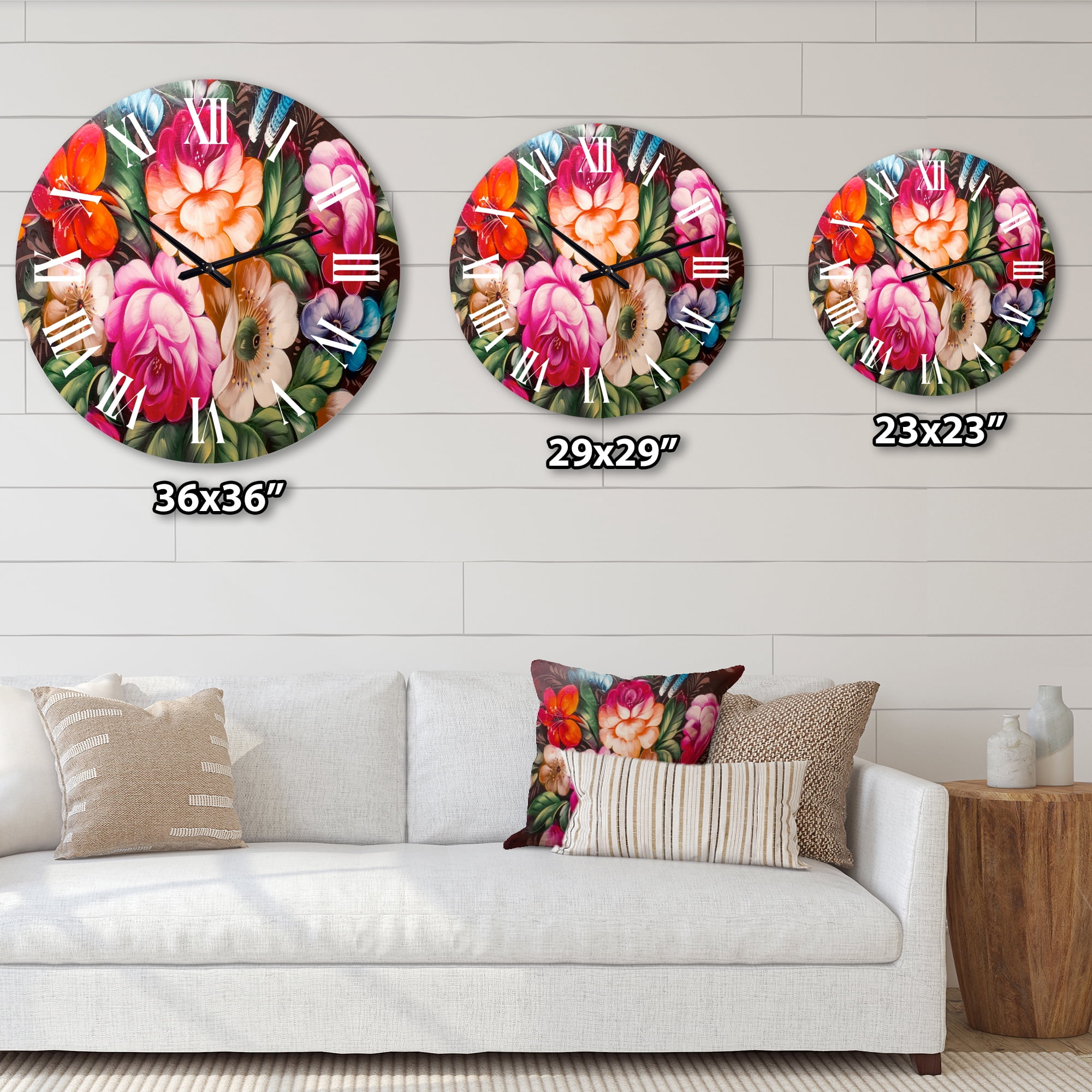 Designart 1 in Traditional Wall Clock
