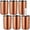 Copper, variant on 6 Pack Wine Chiller Bucket Wine Bottles Cooler Bulk, Stainless Steel Double Wall Insulated Champagne Ice Bucket for Parties,Fits for 750 ml Bottles (Copper)