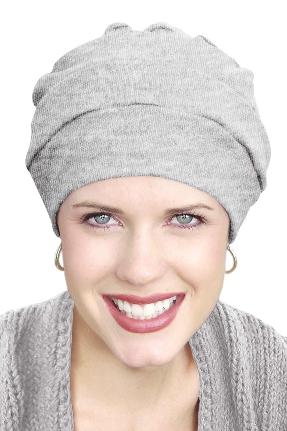 100% Cotton Slouchy Snood | Slouchy Beanie Hat | Cancer Hats  display picture 3