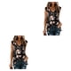 thumbnail image 4 of Guardurnaity Chaleco de algodón estampado para mujer, camiseta sin mangas informal holgada, ropa deportiva para vacaciones en la playa, Top Type13 NO13, 4 of 6
