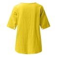 thumbnail image 5 of Active Tops Women Top Women Summer Long Sleeve Shirt for Women Dry Tee Shirts Women T Shirt Women Pack Womens Long Sleeve Tee Compression Shirt Women Layering Long Sleeve Shirt Yellow XXL, 5 of 5