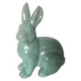 thumbnail image 1 of Plutus Brands PBTH92038 Porcelain Ceramic Bunny, Blue, 1 of 1