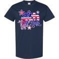 thumbnail image 3 of Inktastic 4th of July Fireworks Stars and American Flag T-Shirt, 3 of 5