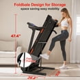 thumbnail image 3 of Danolapsi Treadmills For Home, Folding Treadmills With Auto Incline, 3.5HP Portable Treadmill With 330LBS Weight Capacity, For Running Home Office Women Men Exercise, 3 of 6