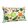 thumbnail image 2 of Kll Vegetables2 Pillow Covers Envelope Closure,Super Soft And Cozy Fuzzy Fleece Pillow Case Cover 16"X24", 2 of 8