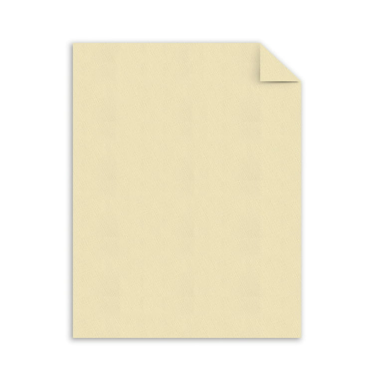 25% Cotton Linen Business Paper, 32 lb Bond Weight, 8.5 x 11, Ivory,  250/Pack