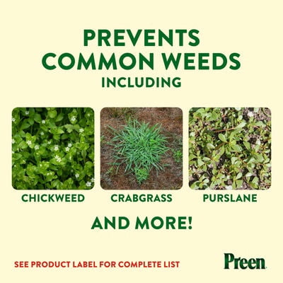 Preen Garden Weed Preventer + Plant Food - 16 lb. - Covers 2,560 sq. ft.