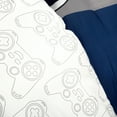 thumbnail image 5 of Lush Decor Microfiber Video Games Reversible Oversized Comforter Navy/Multi 5Pc Set Full/Queen, 5 of 10