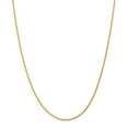 thumbnail image 1 of Real 14kt Yellow Gold 1.75mm Parisian Wheat Chain; 18 inch; Lobster Clasp; for Adults and Teens; for Women and Men, 1 of 5