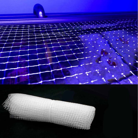 BESTSKY 3.28 X 6.56 Ft Clear Mesh Netting, Plastic Cuttable Fish Tank Anti-Jump Protective Lid, Air Screen Net for Aquarium Covering Transparent Aquarium Cover