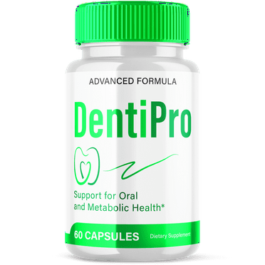 DentiPro Advanced Dental Probiotic Formula for Healthy Teeth and Gums All Natural 60 Capsules