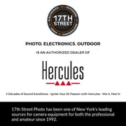 Hercules DJControl Inpulse T7 Black DJ Controller+Headphones+Laptop Stand Bundle