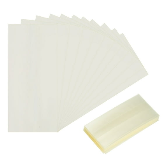 200Pcs Shrink Bands, 30*64mm Clear Perforated Shrink Bands, Heat Shrink Wrap Bands for Bottles