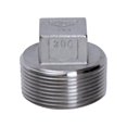 thumbnail image 1 of Smith Cooper 4810677 Bouchon à Tête Carrée en Acier Inoxydable - 1 Po x 1 dia., 1 of 1