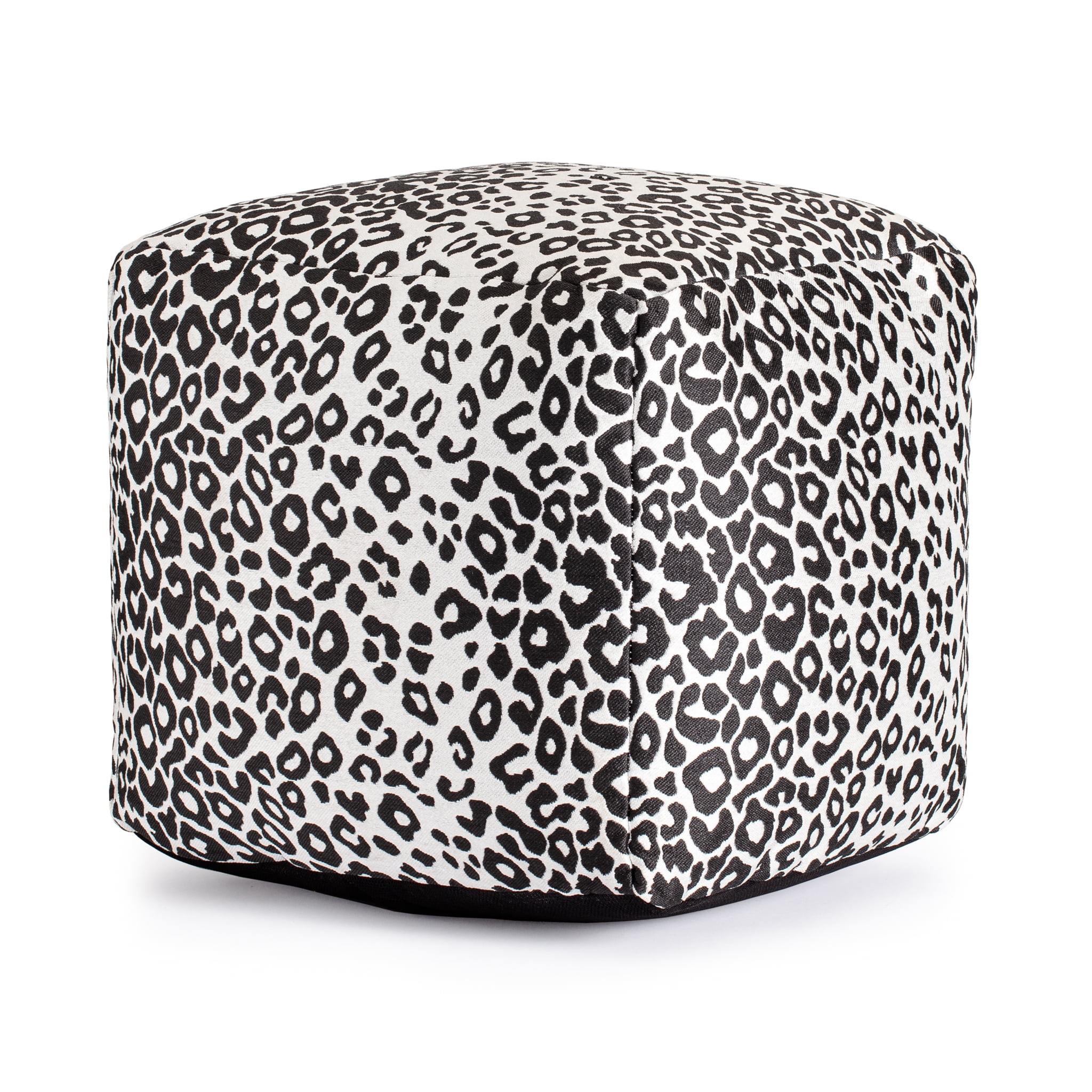 Amur Gray 18" x 18" x 18" Gray Pouf