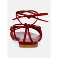 thumbnail image 3 of Time and Tru Women's Lace Up Sandals, 3 of 6