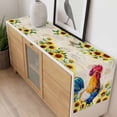 thumbnail image 4 of Farmhouse Rooster Table Runner - 72 Inch Long, Kitchen Dining Table Runner Dresser Scarves, Vintage Botanical Sunflower Floral Farmhouse Decor for Coffee Tables Wedding Party Banquet, 4 of 8