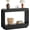 Black, variant on Lulive Waterfall Entryway Table, 43 Inch Console Table for Hallway | 11.8"D waterfall profile holds up to 150 lb; ideal for foyer, hallway, behind couch or a warm welcome zone.