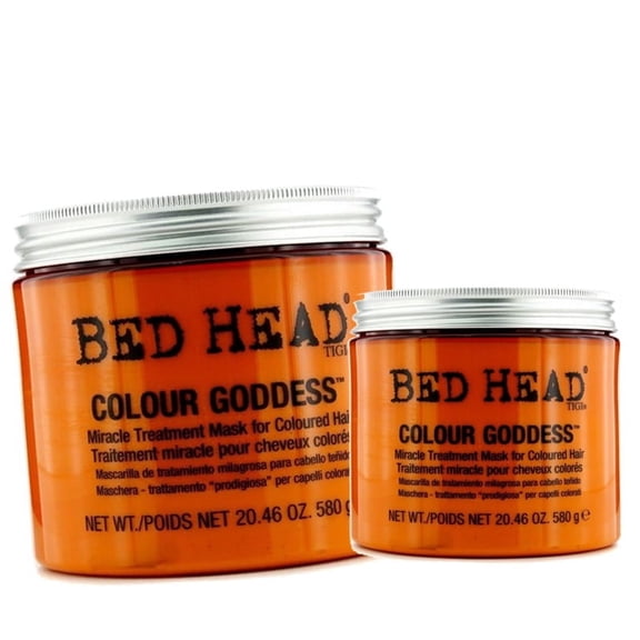 TIGI Bed Head Colour Goddess Miracle Treatment Mask for Unisex, 20.46 oz - Pack of 2