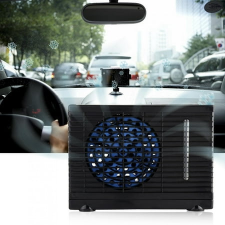 

ACOUTO Mini Air Conditioner Portable 12V Car Truck Home Mini Air Conditioner Evaporative Water Cooler Cooling Fan