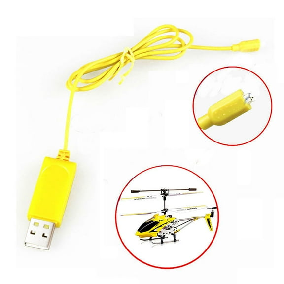 XUEPEARIY Helicopter USB Charger Parts Mini S107 S105 Charging RC Helicopter 990 Tile Pro Flying Gliders Mini Flying compatible with Motor