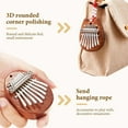 thumbnail image 3 of 8 Key Exquisite Wooden Mini Kalimba Thumb Piano for Child Adult Beginners Music Lover, 3 of 7