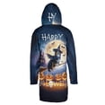 thumbnail image 2 of Happy Halloween Australian Shepherd Witch Pumpkins Bats All Over Print 3D Hooded Duffle Toggle Coat Aussie Dog Lover Gifts - 13012, 2 of 6