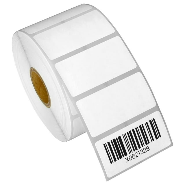 Etiqueta 2x1 Direct Thermal, 20 rollos, 1300 etiquetas para Rollo & Zebra