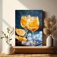 thumbnail image 6 of Aperol Spritz Cocktail Canvas Print Wall Art for Home Bar Kitchen Restaurant Cafe Apartment Decor, 6 of 8