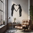 thumbnail image 3 of LaModaHome Exclusive Heart Guys ,Two Men Make A Heart By Joining Their Handsmetal Wall Art – Durable & Artistic Metal Wall Art for Home and Office Decor, 3 of 5