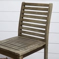 thumbnail image 2 of Chaise de Bar en Bois Grattée à la Main, 2 of 6