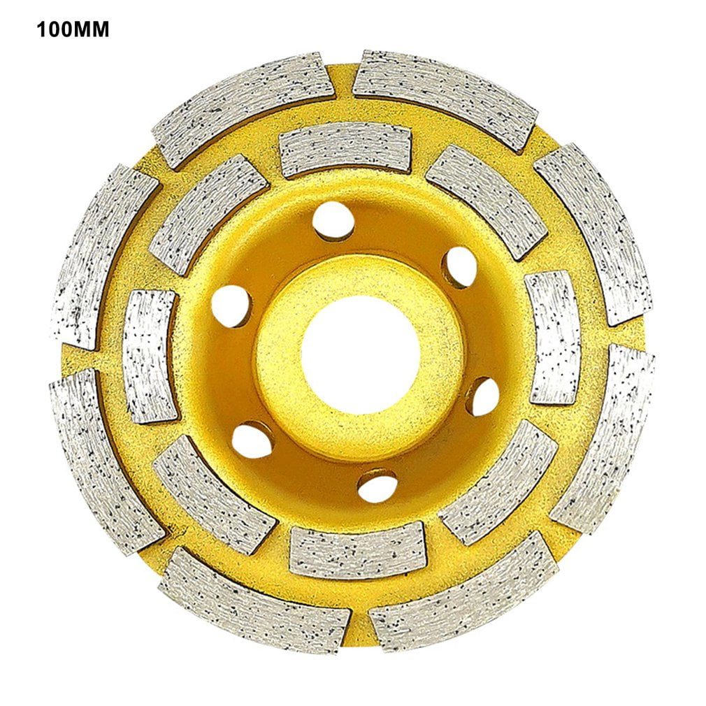 Natural stone 100MM Diamond Grinder Disc Concrete Grinding Wheel 100MM Double Row Diamond Cup Grinding Grinder Wheels Disc for Concrete Granite Marble Natural stone 100MM Diamond Grinder Disc Concrete Grinding Wheel 100MM Double Row Diamond Cup Grinding Grinder Wheels Disc for Concrete Granite Marble