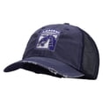 thumbnail image 2 of 18th Airborne Corps Embroidered Low Profile Special Cotton Mesh Cap - Navy OSFM, 2 of 5