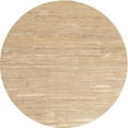 thumbnail image 1 of Ahgly Company Machine Washable Indoor Round Contemporary Sand Brown Area Rugs, 3' Round, 1 of 7