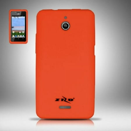 Silicone Skin Case for for Huawei Ascend Plus H881C - Orange