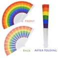 thumbnail image 3 of Ventilador plegable Renashed Pride Rainbow LGBT Plastic x6, 3 of 7
