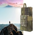 thumbnail image 3 of LJNYFDC Sac de Transport pour Talkie-Walkie Système MOLLE Imperméable Résistant aux Déchirures Bouton Pression Support de Randonnée à Main, 3 of 7