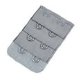 thumbnail image 1 of kurtrusly Extension Strap Bra Extenders Buckle 2 Hooks Intimate Women Accessories Multicolor Tight Band Gadgets 3 Rows Underwear silver gray, 1 of 5