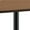 River Cherry, Black X Base, variant on KFI Studios Mode 2.5' x 6' Dining Table, Designer White, Black X Base