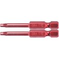 thumbnail image 1 of 2 Pack 2 Pouces T15 Bits Torx Rouges, 1 of 2