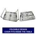 thumbnail image 4 of Oasis Raptor Table and Two Chairs Combo - Heavy Duty, Lightweight, Suitcase Style Design Made Of Military Grade Aluminum - Designed In USA, 10 Years Warranty, 4 of 6