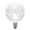 Pure White, variant on Vickerman G50 LED Purple Replacement Bulb, E12/C7 Nickel Base .38W, 10 Bulbs per Pack