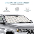 thumbnail image 2 of Bingfone Rabbit And Flower Car Windshield Sunshade,Sun Foldable Sun Shield Sun Visor for Car - Medium, 2 of 8