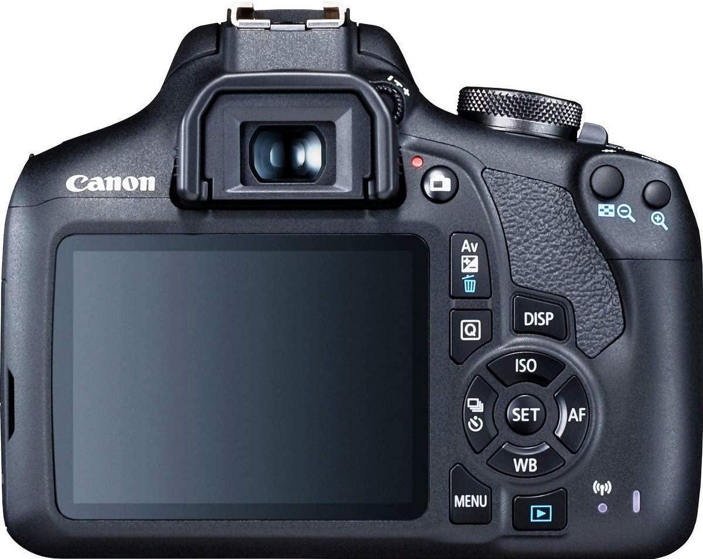 Canon EOS 2000D (Rebel T7) DSLR Camera + 18-55mm III Kit (Intl Model) - image 2 of 3