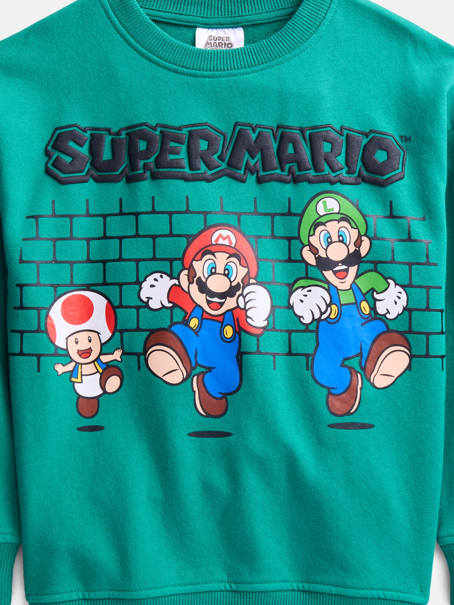 Super Mario Bros Little Boys & Big Boys 2 Piece Crewneck & Jogger Set, Sizes 4-18