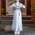 thumbnail image 4 of Chinese Traditional Hanfu Dress Suit for Boys and Girls Han Dynasty Ancient Party Dress Culture Clothing for Halloween, Easter, Christmas Festival, 4 of 9
