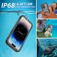 thumbnail image 4 of SPORTLINK Waterproof Case for iPhone 14 Pro with Mag-Safe Shockproof Protective Cover 6.1 inch, 4 of 7